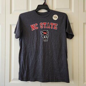 NC State Wolfpack NCAA Soft T-Shirt Size M By MyU Gray Cotton Short Sleeve NWOT